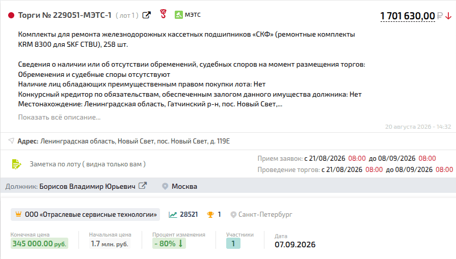 Железнодорожное оборудование
